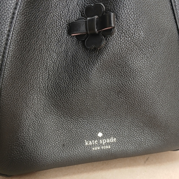 Kate Spade Black Pebbled Leather Shoulder Bag - Picture 5 of 14